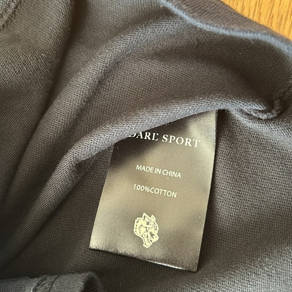 NWOT DARC SPORT BLACK Short Sleeve Tee Shirt Men's Size Large - Picture 6 of 9